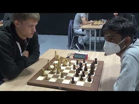 Just one mistake |  FM Nikita Kuznecovs - GM Aravindh Chithambaram Vr. | Rapid chess