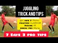 How to juggle football in malayalam |   football juggling tutorial | #footballjugglingmalayalam