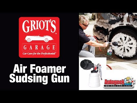 How to use a foam gun to wash your car - Griot's Garage Air Foamer Sudsing Gun