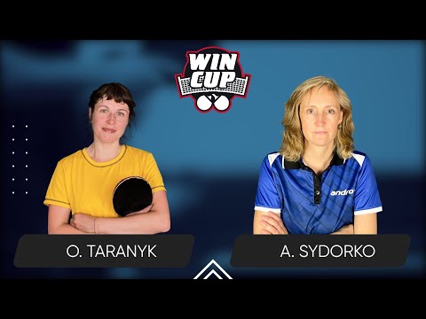 13:15 Olena Taranyk - Anzhela Sydorko West 2 WIN CUP 04.08.2024 | TableTennis WINCUP