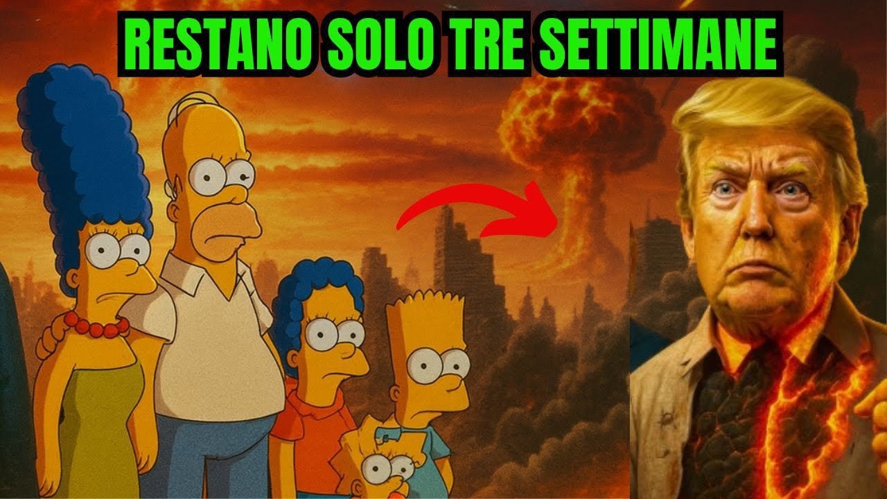 C'E' DA AUGURARSI CHE, DIVERSAMENTE DA PRIMA, LE PREVISIONI DEI SIMPSON SIANO TOTALMENTE SBAGLIATE!
