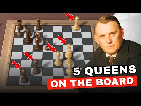 5 Queens on the Chessboard!? | Alexander Alekhine’s Brilliant Game (1915)