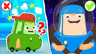 O Brumy vai treinar para ser um astronauta e a Vrumy vai dar aulas de yoga! Desenho animado infantil