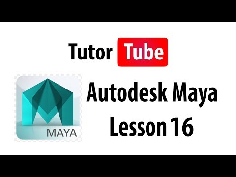 Autodesk Maya Lesson 1 Interface Navigation and Basic Tools