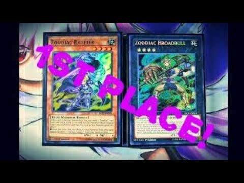 °YUGIOH° 1ST PLACE LOCAL *WORKING* ZOODIAC DECK PROFILE DECEMBER 30, 2017