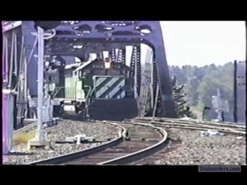 Classic Railroad Series 602 - BN in Vancouver, WA September 21, 1989