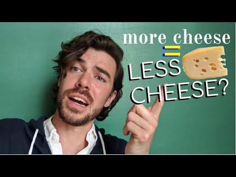 More cheese = less cheese? A FALLACY ⟨13,08⟩—optional