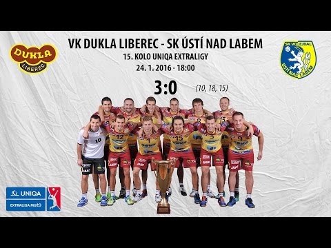 SESTŘIH: VK Dukla Liberec - SK Volejbal Ústí nad Labem