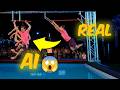 HUMAN Vs AI NINJA WARRIOR YIKES