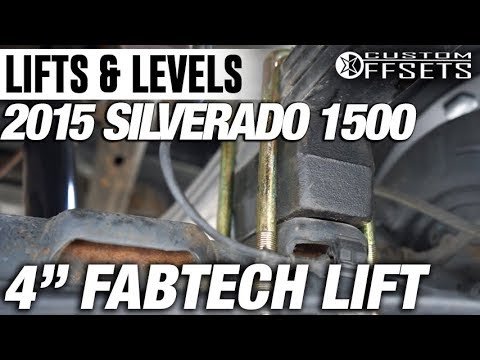 Lifts & Levels: 2015 Silverado 1500, 4" Fabtech Lift