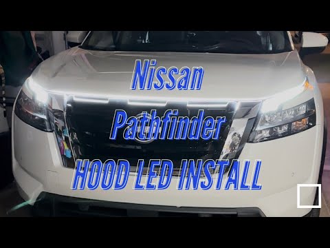 Nissan Pathfinder HOOD LED INSTALL