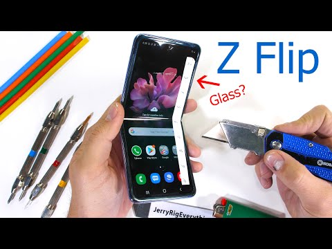 Samsung Z Flip kestävyys testi