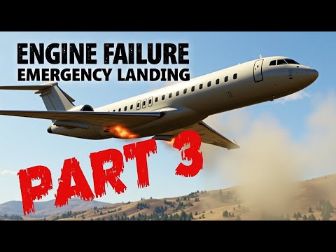 GTA 5 Airplane Engine Failure - Emergency Landing ( PART 3 )
