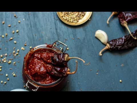 How to make Harissa | Tunisian Chili Paste Recipe