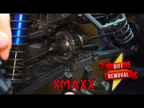 Traxxas Xmaxx Front Diff Removal Step-by-step