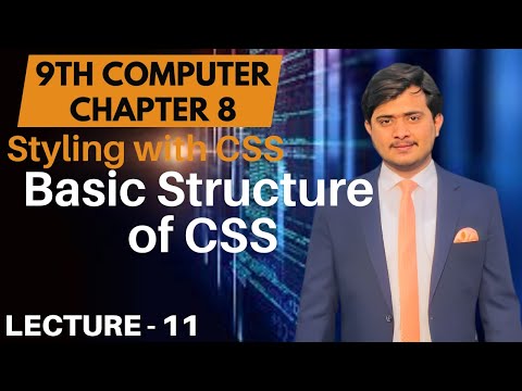 Styling with CSS | Structure of CSS | 9th Computer - Ch 8 - Lec 11