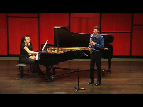 Paul Creston Sonata for Saxophone III  With Gaiety  Matt Nicholson 1080p 30fps H264 128kbit AAC