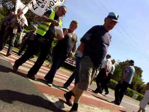 Blokada drogi w Starym Grodkowie