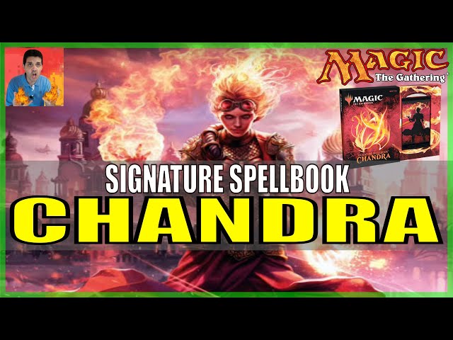 Vídeo relacionado con Magic The Gathering MTG Signature Spellbook Chandra EN