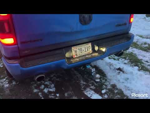 22 ram with flowmaster super 10, with resonators and without…