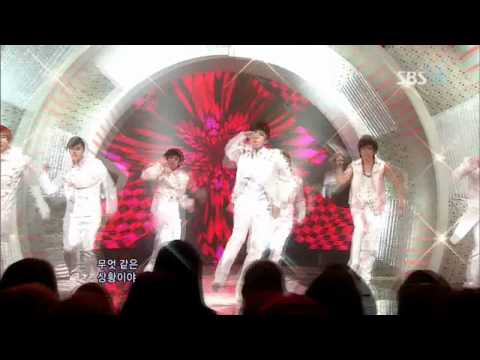 U-kiss - Bingeul Bingeul (유키스 - 빙글빙글) @ SBS Inkigayo 인기가요 100228