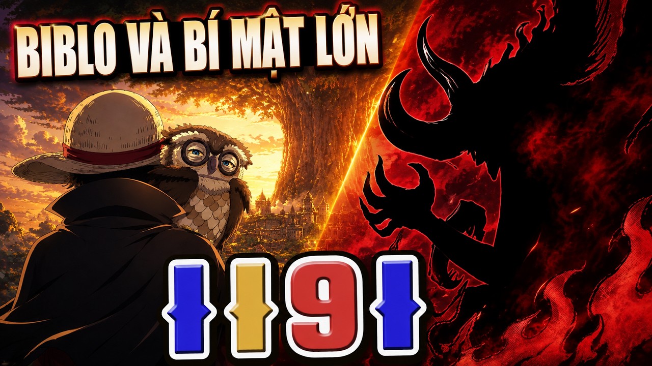 Phân Tích One Piece 1191 (P1) Chấn Động! IMU Lộ Bản Chất “Thần”, Con Cú BIBLO Nắm Giữ Bí Mật Bất Ngờ