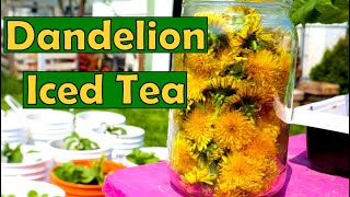 How to Make Dandelion Iced Tea