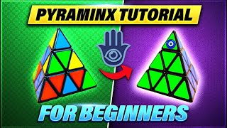 😱How to Solve a Pyramid Cube Step by Step |🔥Pyraminx Tutorial for Beginners" @Mjteditz