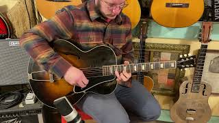 Video thumbnail for 1952 Gibson L-50 carved-top archtop guitar by Jake Wildwood & Co