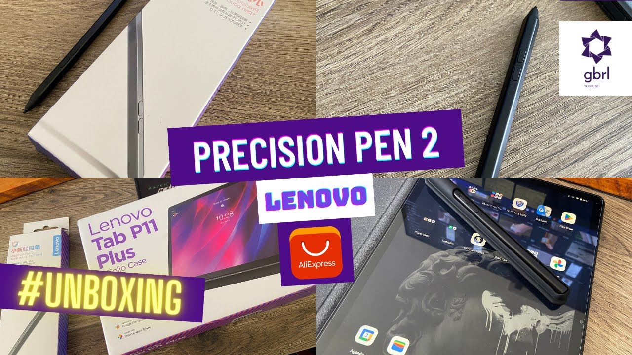 Miniatura da avaliação em vídeo de Lenovo Caneta Digital Precision Pen 2 - Modelo GX81J19850