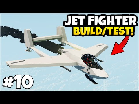I Built AND CRASHED My FIRST Career JET PLANE! - Hardcore WAR Career Stormworks - EPISODE 10