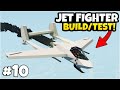 I Built AND CRASHED My FIRST Career JET PLANE Hardcore WAR Career Stormworks EPISODE 10