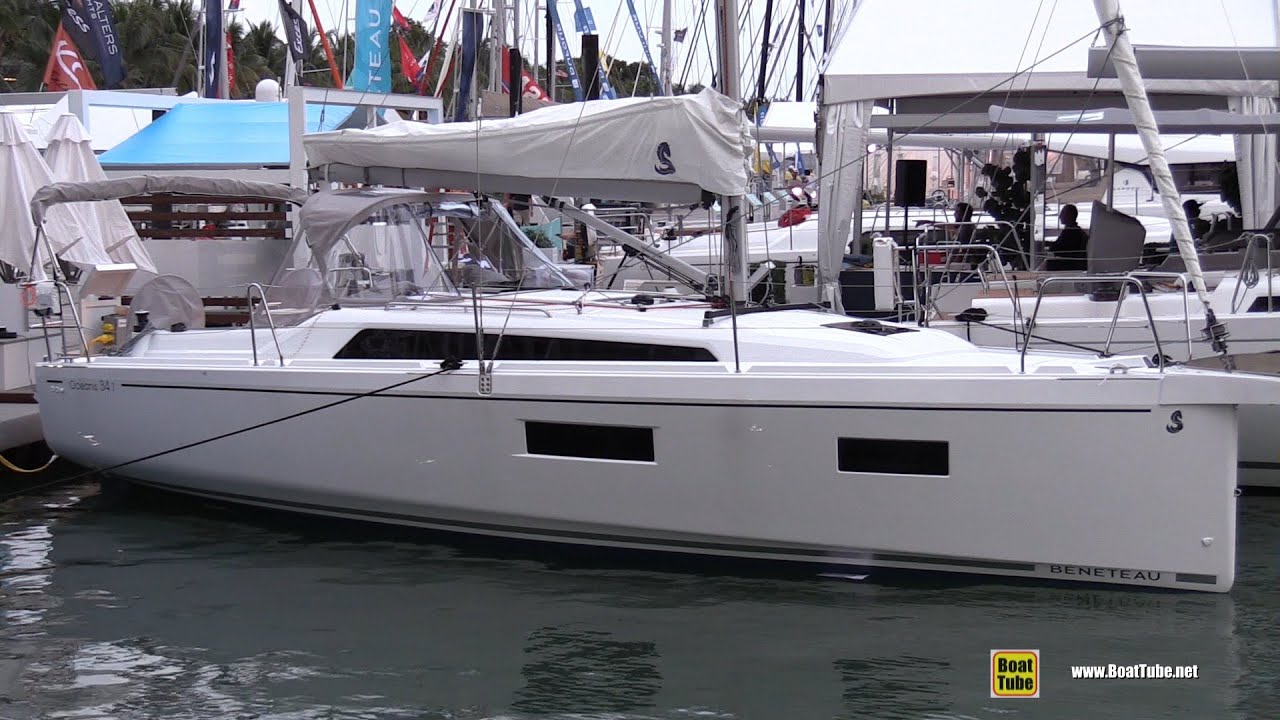 Beneteau Oceanis 34.1 Sailing Yacht - Walk Through Tour - 2022 Miami Boat Show