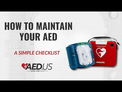 How To Maintain Your AED: A Simple Checklist