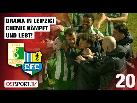DRAMA IN LEIPZIG! Chemie fights and lives! Chemie Leipzig vs. Chemnitzer FC | Regionalliga Nordost
