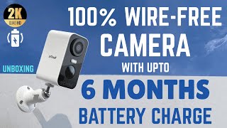 Best Wireless Security Camera 2K QHD Battery Powered   |  ieGeek GX3S  |  UNBOXING REVIEW