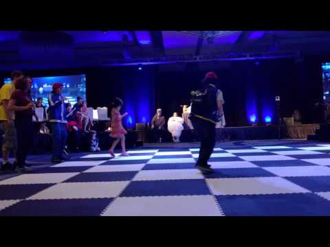 Rina Pokemon LARP battle at Mechacon 2017