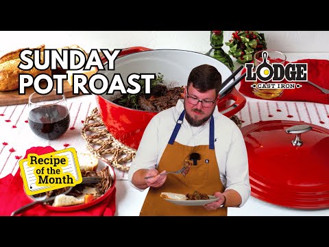 Chef Kris Makes Sunday Pot Roast | Lodge Cast Iron Recipe of the Month