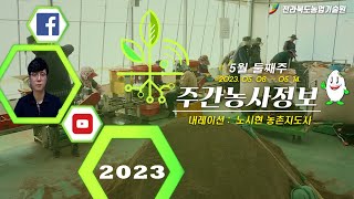 [ 주간농사정보 ] 5월 2째주 (2023. 05. 08. ~ 05. 14.)