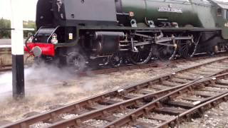preview picture of video 'Steam Engine 46233 at Midland Railway Centre Butterley'
