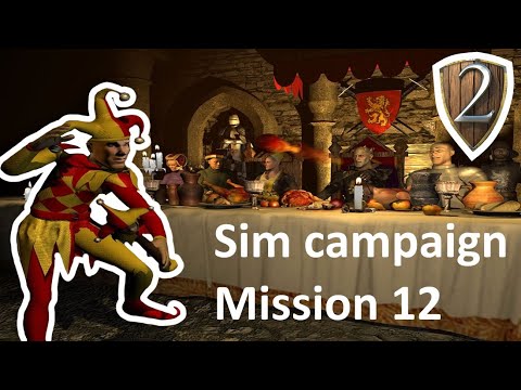 HARDEST MISSION! A Kingly Feast: Mission 12 | Stronghold 2 Sim Campaign walkthrough