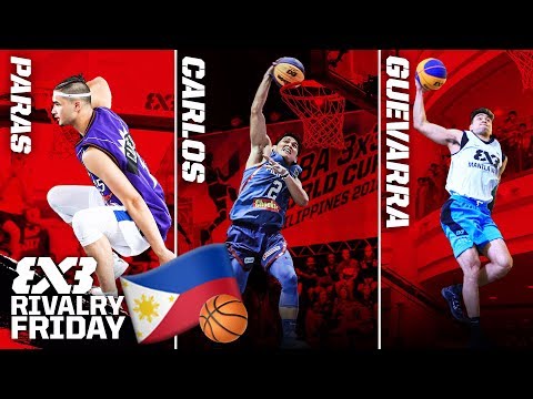 Kobe Paras, Rey Guevarra or David Carlos - Who's the best Filipino dunker? | FIBA 3x3 Rivalry Friday