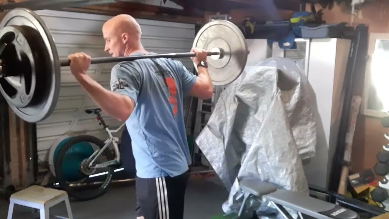 Gym Exercise - Rotational squats