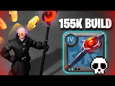 5000% Profit with an 155K BUILD | Great Cursed Solo PVP | Albion Online