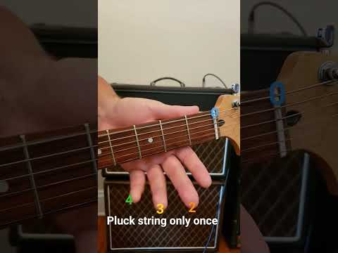 Guitar Lesson Hammer on Pull Off #guitar #guitarlesson #beginners #shorts #learnguitar