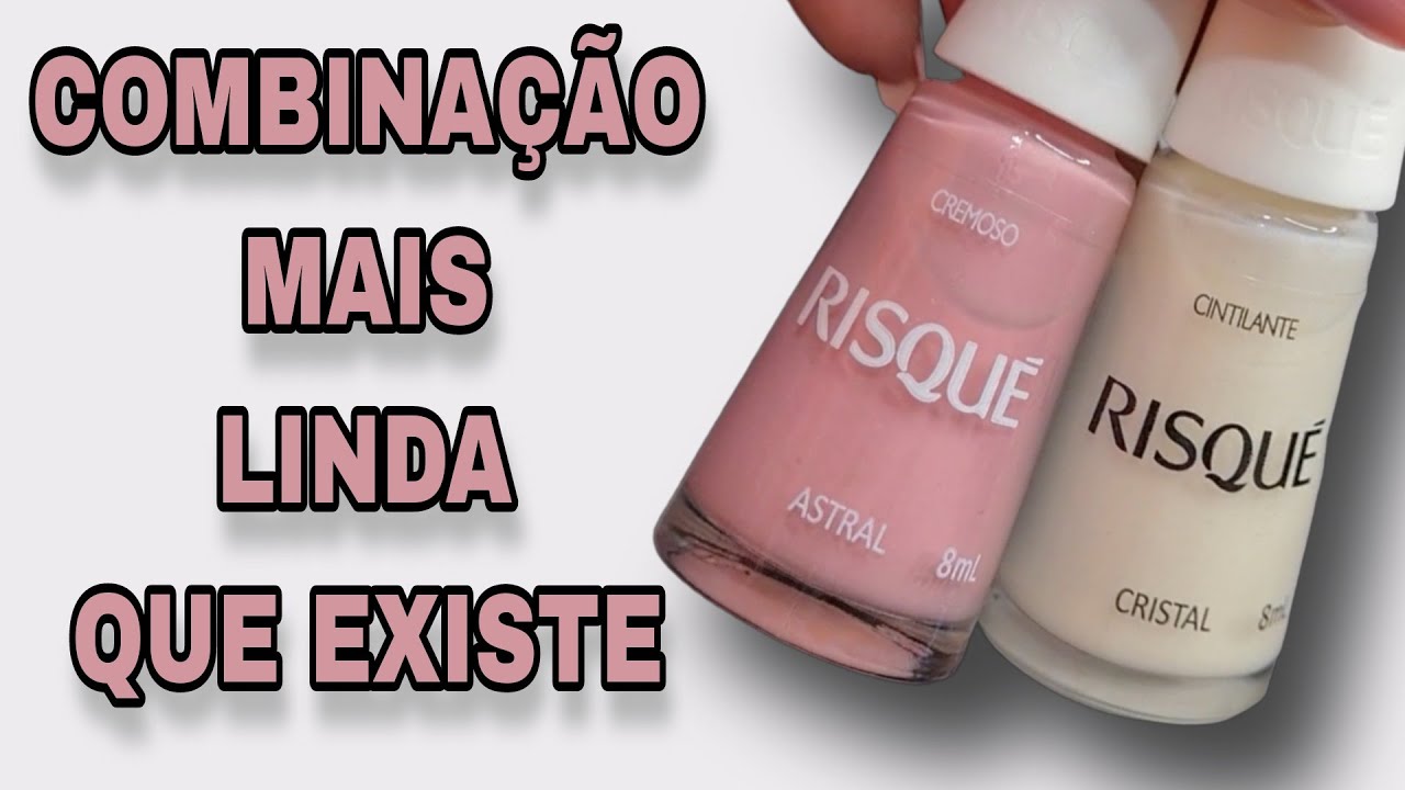 UNHA DELICADA COM ESMALTES RISQUÉ
