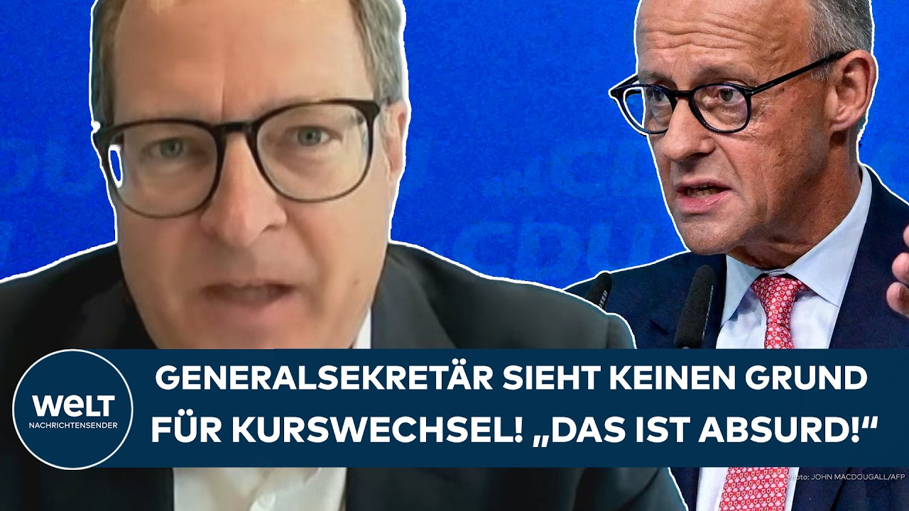 WAHL-SCHOCK FÜR CDU: Generalsekretär Huber sieht keinen Grund für Kurswechsel! "Das ist absurd!"