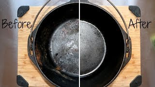 Seasoning Our Cast Iron Dutch Oven