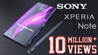 Sony Xperia Note Introduction Concept ,Note 8 Killer with Edge Display & S-Pen