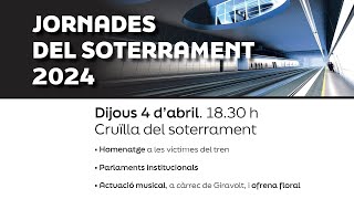DIRECTE | Jornades del Soterrament 2024